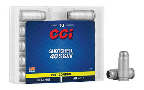 Ammunition CCI Ammunition Shotshell 40SW CCI 40S&W #9 SHOTSHELL 10/200 • Model: Shotshell